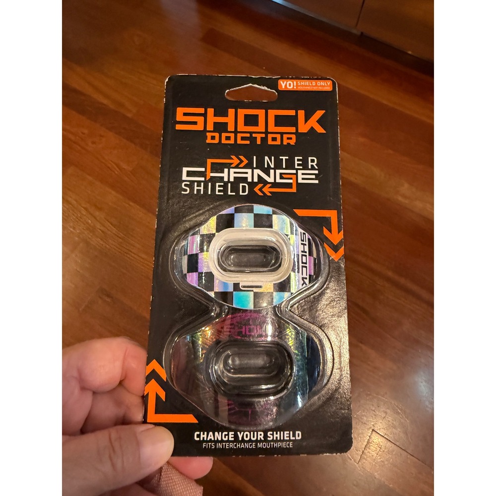 Shock Doctor Interchange Shield 2 Pack Holographic Mouthpiece Lip Guard